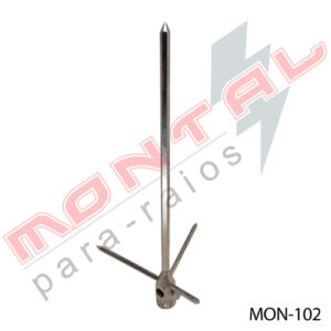 Captor Franklin latão niquelado 1 descida