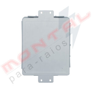 caixa de equipotencialização plástica fechada parte de trás