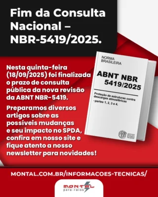 MINICAPTORES DE AÇO GF FIXAÇÃO HORIZONTAL - Montal Para-Raios